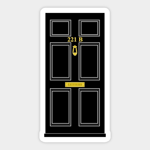 221B Baker Street Sticker by sheepypu